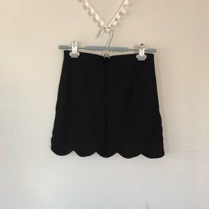 Topshop - Scalloped pencil skirt